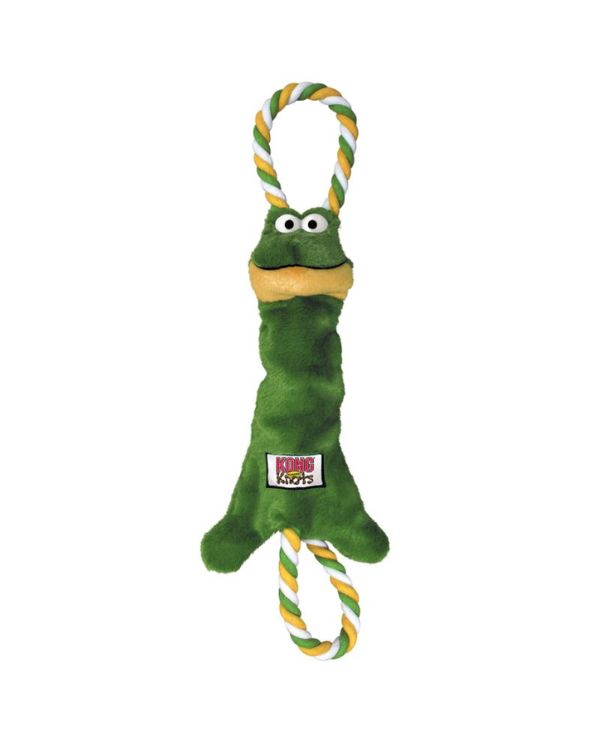 KONG TUGGERKNOTS FROG PELUCHE