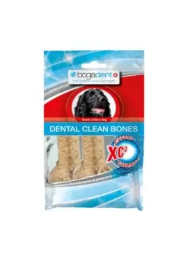Bogadent Huesos Limpieza Dental - 2 x 60g son huesos para limpiar los dientes de los perros y combatir el mal aliento.