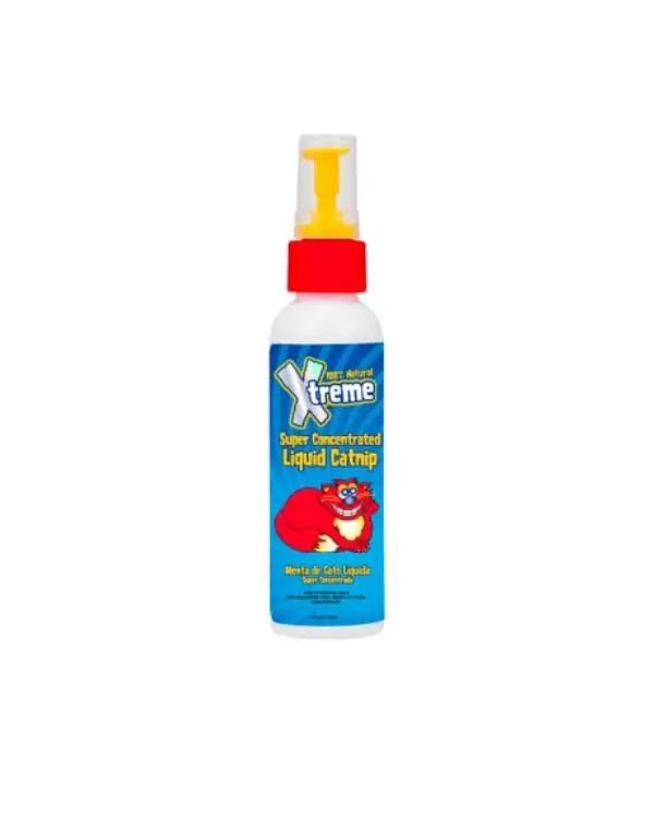 X-Treme Catnip Spray es un spray de extracto de hierba gatera que estimula la actividad física en los gatos.
