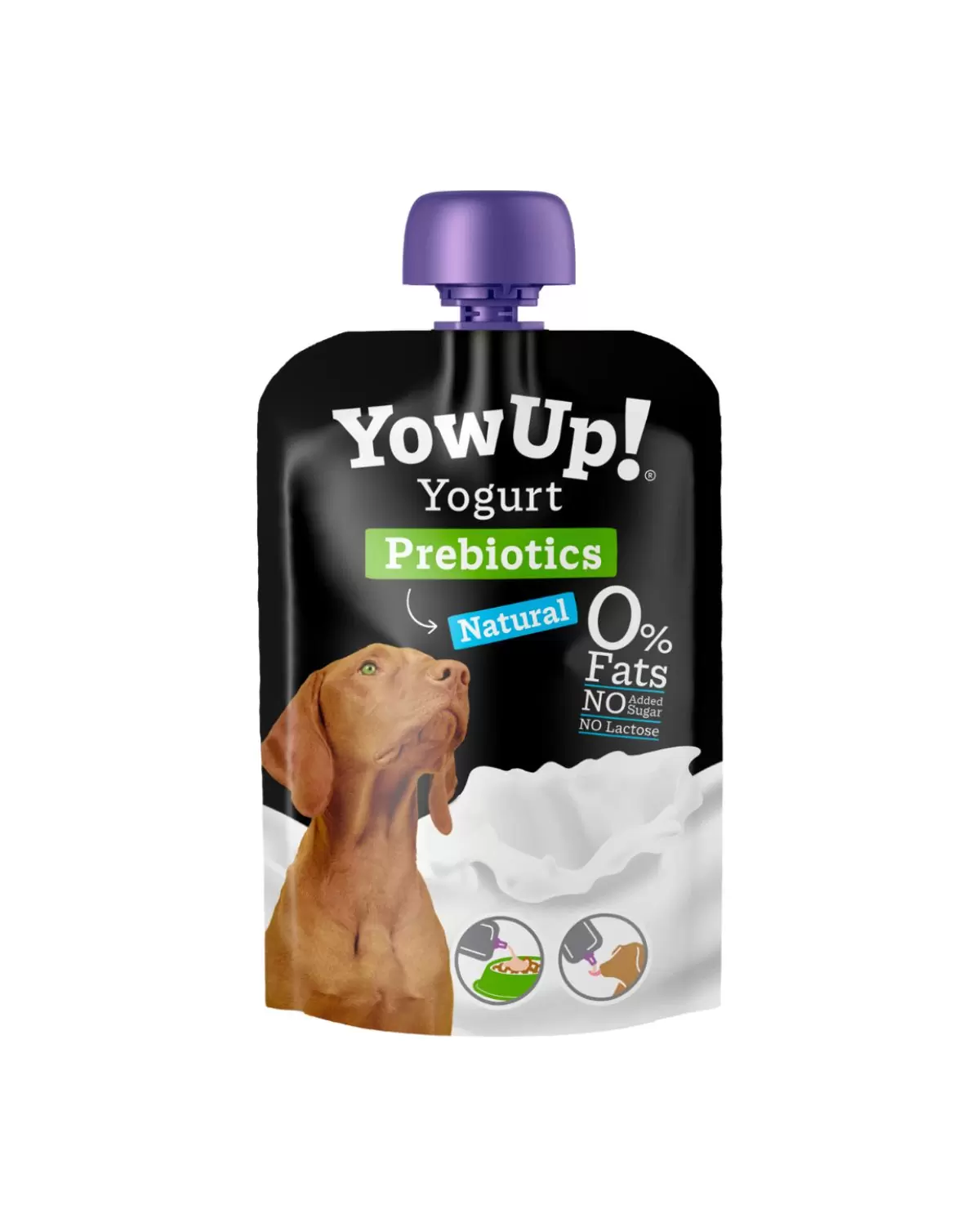 YowUp Yogurt Prebiótico/Natural para Perros 85 Gr es un yogur prebiótico para perros certificado por veterinarios. Además, ayuda con la digestión, reduce los olores de las heces y mejora el sistema inmunológico.